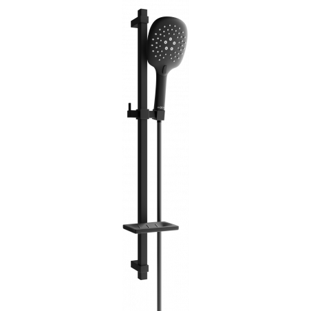 Mexen DQ22 sliding shower set, black - 785224581-70