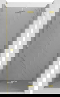 Mexen Lunar-F opvouwbare douchedeur rechts 60 cm, transparant, goud geborsteld - 836-060-000-55-00-P