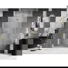 Mexen Lunar-F vouwdeur voor douchecabine rechts 80 cm, transparant, goud geborsteld - 836-080-000-55-00-P