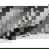 Mexen Lunar-F vouwdeur voor douchecabine rechts 80 cm, transparant, goud geborsteld - 836-080-000-55-00-P