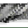 Mexen Lunar-F vouwdeur voor douchecabine rechts 80 cm, transparant, goud geborsteld - 836-080-000-55-00-P