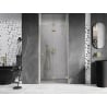 Mexen Lunar-F portes de douche pliables droites 90 cm, transparentes, dorées brossées - 836-090-000-55-00-P