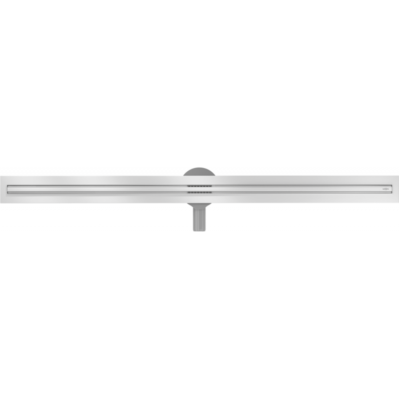 Mexen Flat 360° Slim rotativ linear Ofluss 150 cm, Inox - 1041150