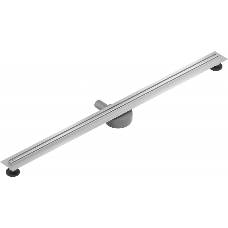 Mexen Flat 360° Slim drehbarer Linienablauf 160 cm, Inox - 1041160