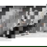 Mexen Lunar-F Faltbare Duschabtrennung rechts 75 cm, transparent, gebürstetes Kupfer - 836-075-000-65-00-P