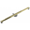 Mexen Flat 360° Slim draaibare lineaire afvoer 130 cm, goud - 1541130