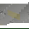 Mexen Lunar L draaideur douchedeur rechts 115 cm, transparant, geborsteld goud - 834L-115-000-55-00-P