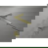 Mexen Lunar L draaideur douchedeur rechts 115 cm, transparant, geborsteld goud - 834L-115-000-55-00-P
