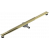 Mexen Flat 360° Slim drain linéaire pivotant 140 cm, doré - 1541140