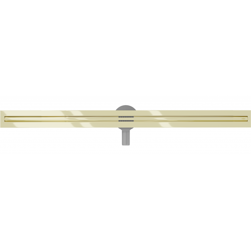 Mexen Flat 360° Slim scarico lineare rotante 140 cm, dorato - 1541140