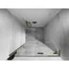 Mexen Lunar L porte de douche battante droite 120 cm, transparent, or brossé - 834L-120-000-55-00-P
