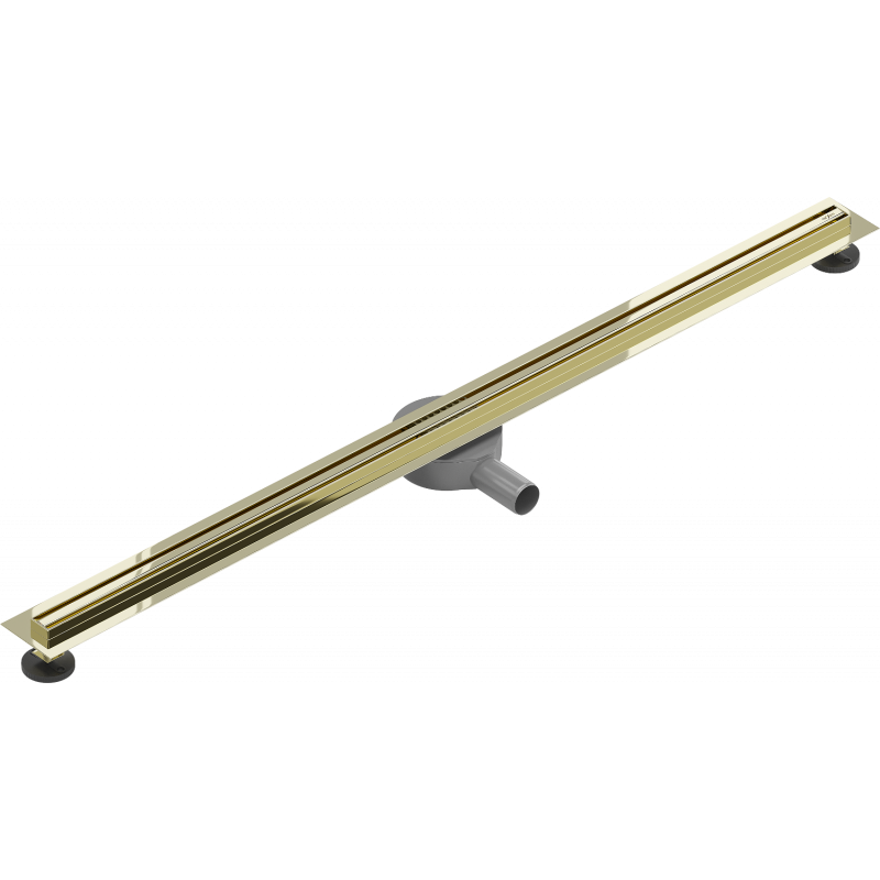 Mexen Flat 360° Slim 150 cm Rotating Linear Drain, Gold - 1541150