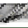 Mexen Lunar L douchedeuren draaiend rechts 135 cm, transparant, goud geborsteld - 834L-135-000-55-00-P