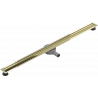 Mexen Flat 360° Slim roterende lijnafvoer 160 cm, goud - 1541160