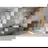 Mexen Rio Kvadratna tuš kabina 70 x 70 cm, prozorna, zlata + tuš kad, bela - 860-070-070-50-00-4510