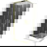 Mexen Rio fyrkantig duschkabin 70 x 70 cm, grafit, guld + duschkar, vit - 860-070-070-50-40-4510