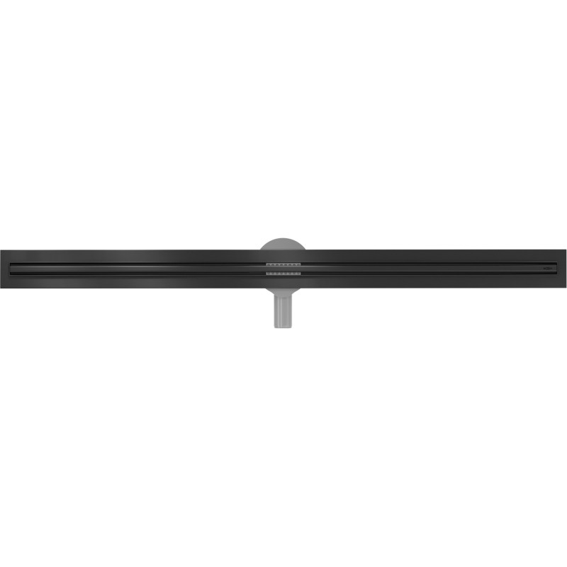 Mexen Flat 360° Slim rotary linear drain 130 cm, black - 1741130