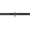 Mexen Flat 360° Slim rotary linear drain 130 cm, black - 1741130