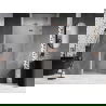 Mexen Lunar L Duschdrehtür rechts 80 cm, transparent, gebürstetes Kupfer - 834L-080-000-65-00-P