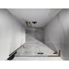 Mexen Lunar L dušši hinged uksed parempoolsed 110 cm, läbipaistev, harjatud vask - 834L-110-000-65-00-P