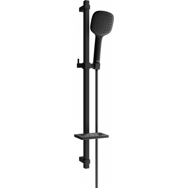 Mexen DQ33 sliding shower set, black - 785334581-70