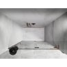 Mexen Lunar L drzwi prysznicowe uchylne prawe 135 cm, transparent, miedź szczotkowana - 834L-135-000-65-00-P