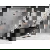 Mexen Lunar L Duschdrehtür rechts 140 cm, transparent, gebürstetes Kupfer - 834L-140-000-65-00-P