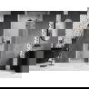 Mexen Lunar L Duschdrehtür rechts 80 cm, transparent, gebürstet Gun Gray - 834L-080-000-66-00-P