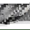 Mexen Lunar L Duschdrehtür rechts 80 cm, transparent, gebürstet Gun Gray - 834L-080-000-66-00-P