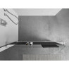 Mexen plank voor douchewand met handdoekrail, chroom - 800-02-01