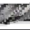 Mexen Lunar L Duschabtrennung, rechts öffnend, 120 cm, transparent, schwarz - 834L-120-000-70-00-P