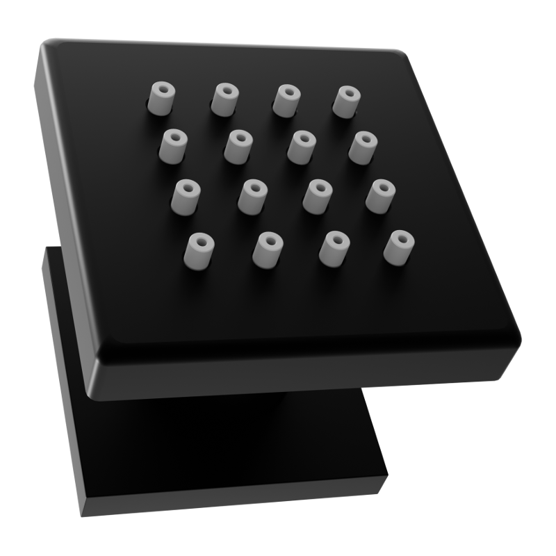 Mexen getto laterale a parete, nero - 79360-70