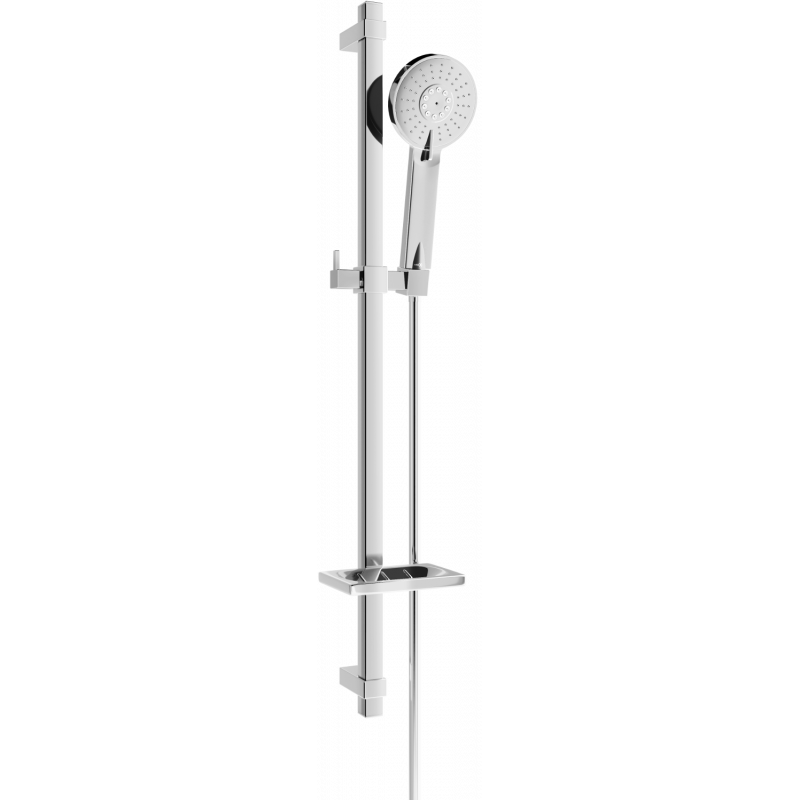 Mexen DQ40 sliding shower set, chrome - 785404581-00
