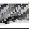 Mexen Lunar L duschtür nach rechts öffnend 105 cm, transparent, gun metal - 834L-105-000-95-00-P