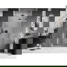 Mexen Lunar L Duschkabine rechts angeschlagen 120 cm, transparent, Gun Metal - 834L-120-000-95-00-P