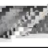 Mexen Lunar L Duschdrehtür rechts 80 cm, transparent, gebürsteter Nickel - 834L-080-000-97-00-P