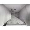 Mexen Lunar L drzwi prysznicowe uchylne prawe 80 cm, transparent, nikiel szczotkowany - 834L-080-000-97-00-P