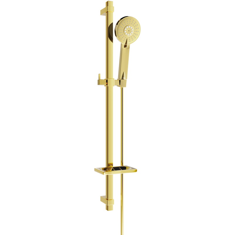 Mexen DQ40 klizni tuš set, zlatni - 785404581-50
