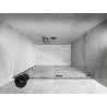 Mexen Lunar L drzwi prysznicowe uchylne prawe 130 cm, transparent, nikiel szczotkowany - 834L-130-000-97-00-P