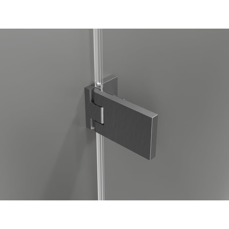 Mexen Lunar-F porte de douche pliantes droite 60 cm, transparent, gris fusil brossé - 836-060-000-66-00-P