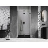 Mexen Lunar-F kokkupandavad duššide uksed, parempoolsed 90 cm, läbipaistev, harjatud gun metal hall - 836-090-000-66-00-P