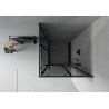 Mexen Rio douchecabine vierkant 70 x 70 cm, grafiet, zwart - 860-070-070-70-40