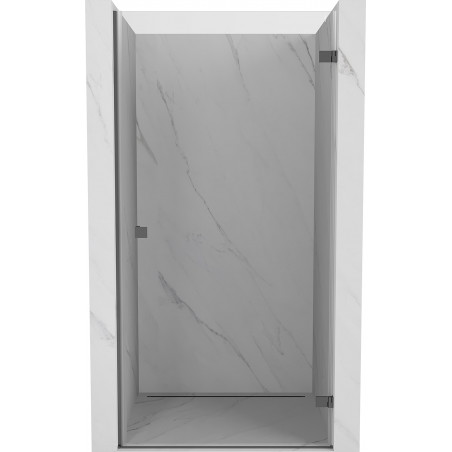 Mexen Lunar-B dušiuks uksed, parempoolne 80 cm, läbipaistev, gun metal - 832-080-000-95-00-P