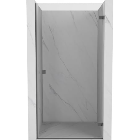 Mexen Lunar-B porte de douche pivotante droite 85 cm, transparent, métal canon - 832-085-000-95-00-P