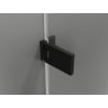 Porte de douche pliantes Mexen Lunar-F à droite 100 cm, transparent, noir - 836-100-000-70-00-P