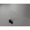 Porte de douche pliantes Mexen Lunar-F à droite 100 cm, transparent, noir - 836-100-000-70-00-P