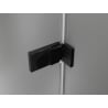 Porte de douche pliantes Mexen Lunar-F à droite 100 cm, transparent, noir - 836-100-000-70-00-P