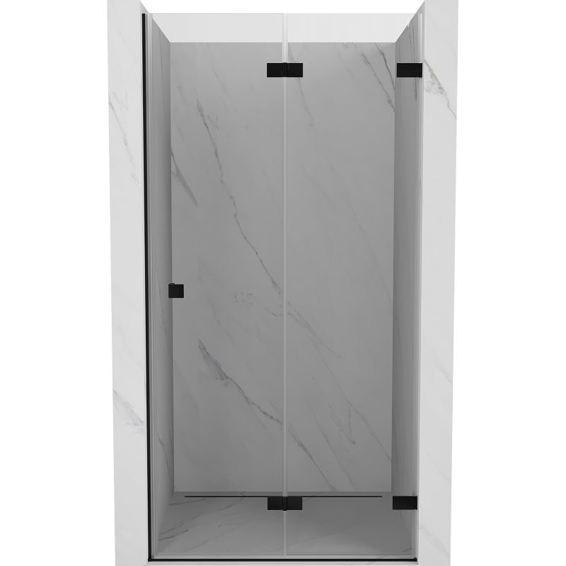Mexen Lunar-F Falttür für Dusche rechts 100 cm, transparent, schwarz - 836-100-000-70-00-P