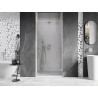 Mexen Lunar-B dušišõtmeuksed vasakule 75 cm, läbipaistev, harjatud nikkel - 832-075-000-97-00-P