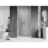Mexen Lunar-B porte de douche battante droite 100 cm, transparent, nickel brossé - 832-100-000-97-00-P